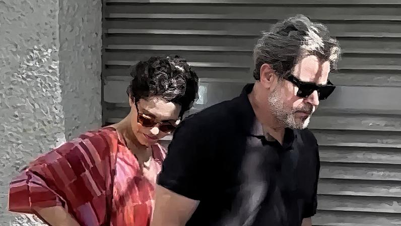 Murilo Benício e Cecília Malan são vistos juntos
