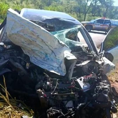 Duas mortes e quatro feridos em colisão entre caminhão e carro na MGC-497