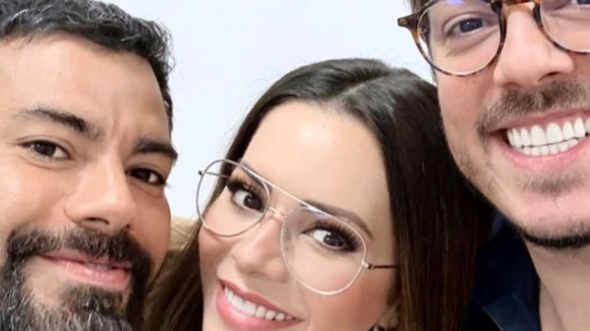 Fabio Porchat, Sandy e Pedro Andrade