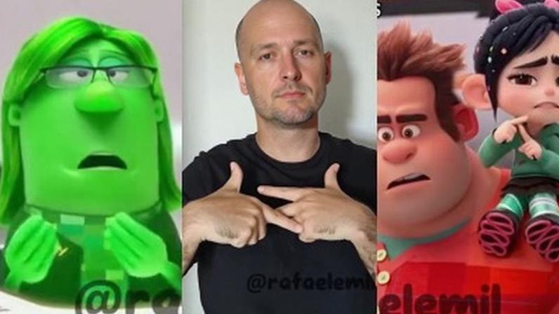 Rafael Emil cria conteúdo em libras