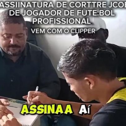 Contrato manuscrito vira polêmica no AM; dirigente ironiza assinatura de Messi