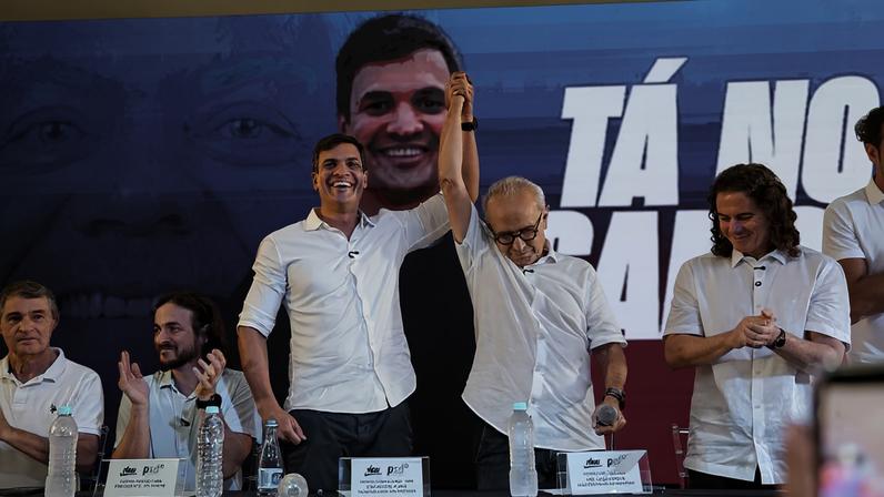 Diogo Cunha Lima (PSD) e Cícero Lucena (MDB)