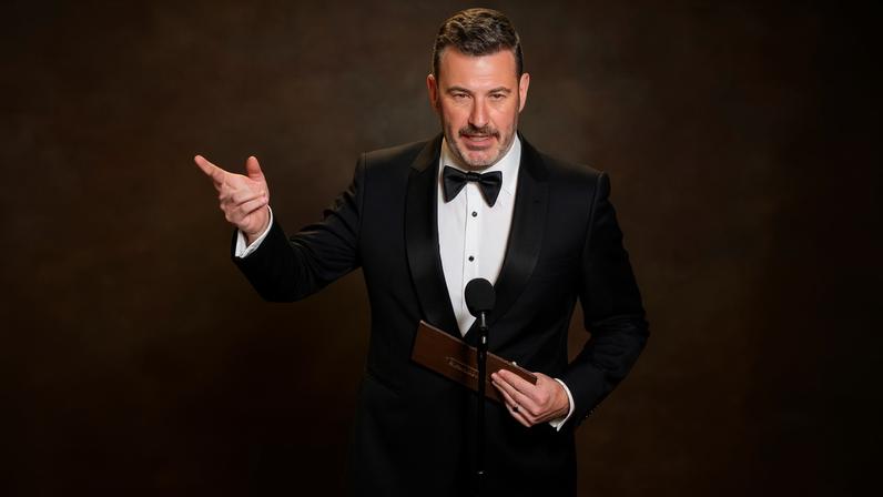 Jimmy Kimmel na cerimônia do Oscar em 15 de março de 2026