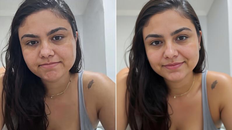 A extensionista de cílios Assíria Macêdo, de 29 anos, está em busca de emprego para quitar as dívidas que contraiu por vício em jogos online. — Foto: Reprodução/ Instagram