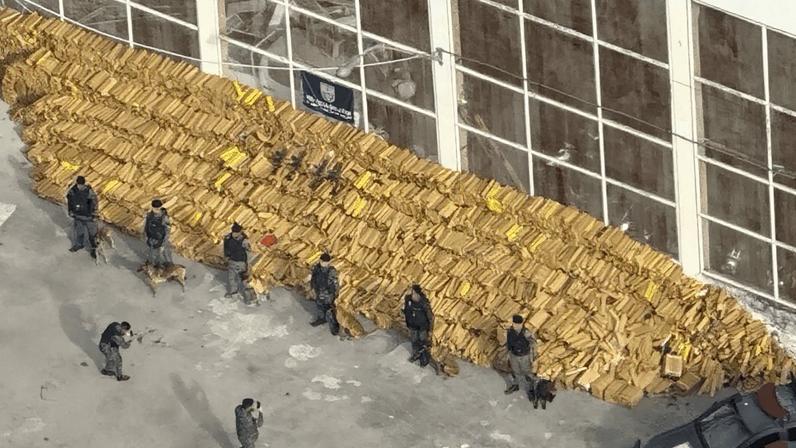 A apreensão é uma das maiores já registradas no Estado do Rio de Janeiro em uma única operação