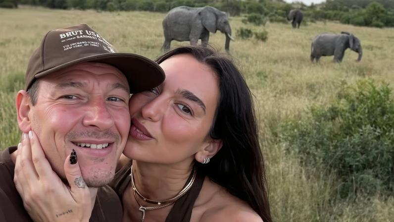 Dua Lipa e Callum Turner — Foto: Reprodução/Instagram