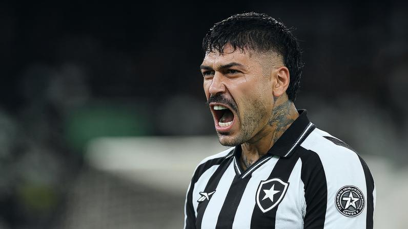 Barboza comemora gol do Botafogo contra o Flamengo — Foto: André Durão