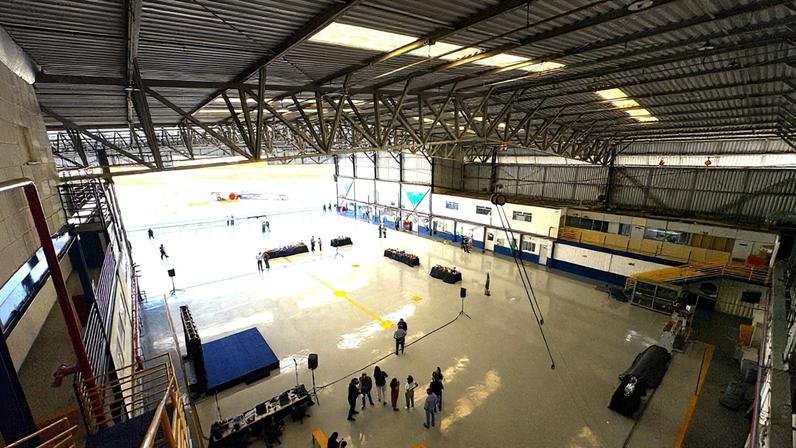 Hangar da Azul no Aeroporto da Pampulha, em Belo Horizonte.