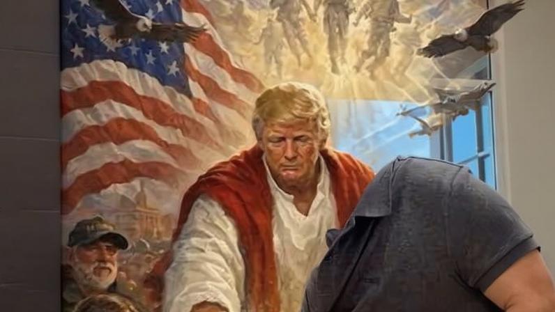 Pastor Ed Young Jr. has called on President Donald Trump to apologize for a “blasphemous” image that depicted him as Jesus Christ. The image, which was shared on social media, caused controversy and drew criticism from religious leaders and the public alike.