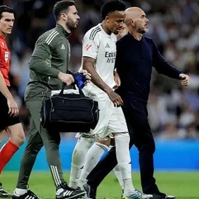 Militão deixa o campo com dores no 1º tempo em vitória do Real Madrid