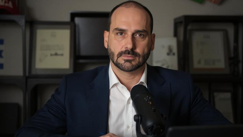 Eduardo Bolsonaro | Reprodução/SBT News