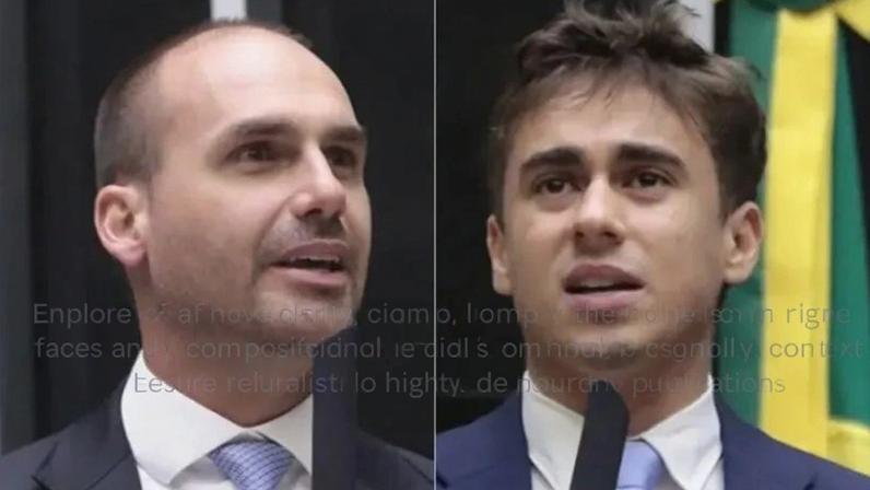 Eduardo Bolsonaro questiona Nikolas Ferreira por deboche no X