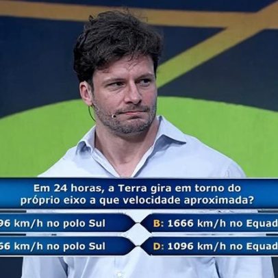Empresário perde prêmio de R$ 500 mil em pergunta sobre Terra