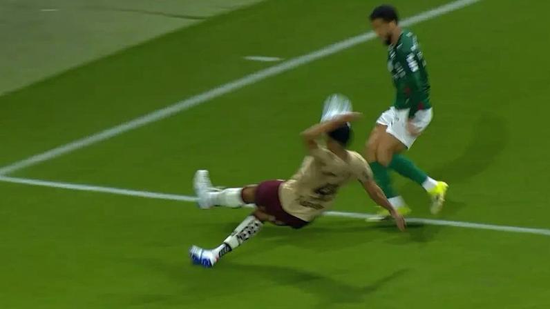 Áudio do VAR sobre pênalti anulado para o Palmeiras