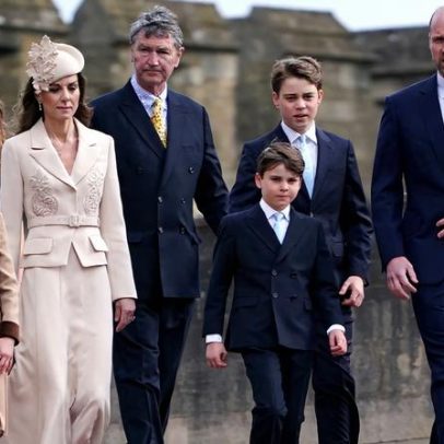 Família real britânica aparece unida no Domingo de Páscoa