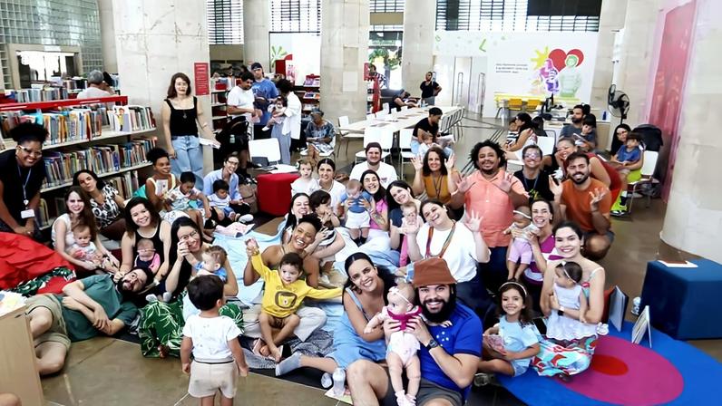 O projeto Leitura no Colo realiza, em abril, uma programação especial voltada para bebês e suas famílias em Belo Horizonte