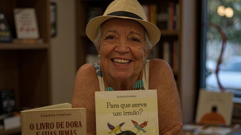 A escritora mineira Sulamita Esteliam, que há 30 anos vive no Recife