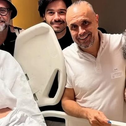 Mauro Mendonça comemora 95 anos no hospital acompanhado da família