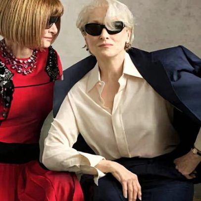 Meryl Streep posa para a Vogue com ex-editora que inspirou O Diabo Veste Prada