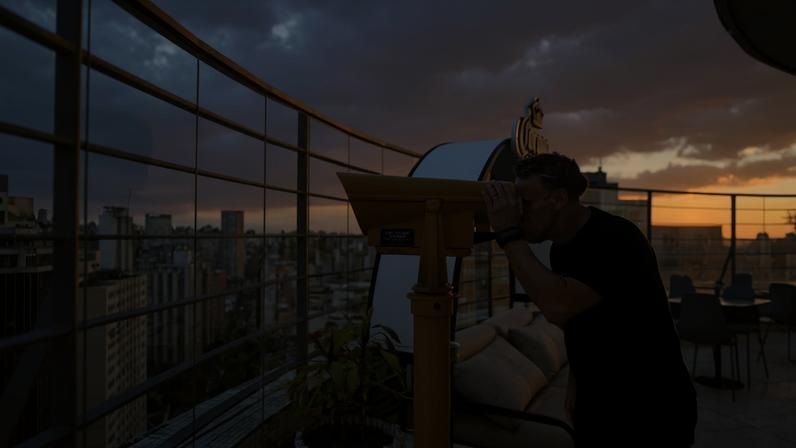 Terraço Niê tem vista privilegiada para a cidade