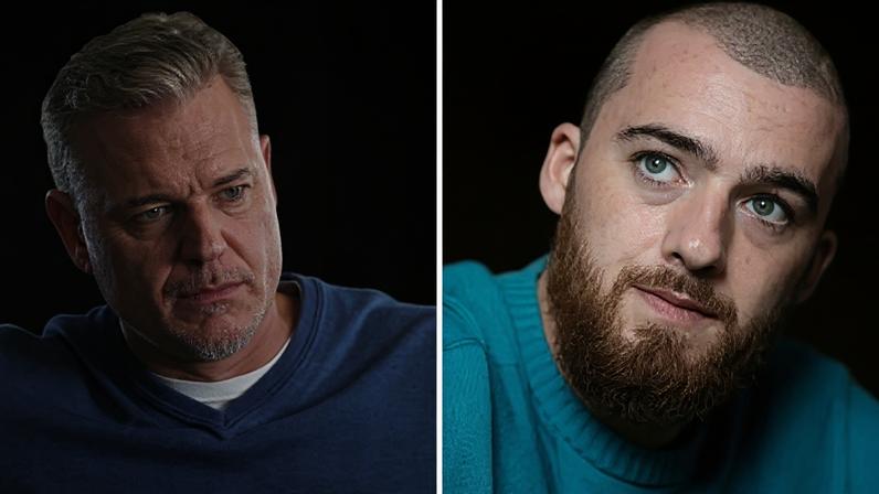 Eric Dane e Angus Cloud em "Euphoria"