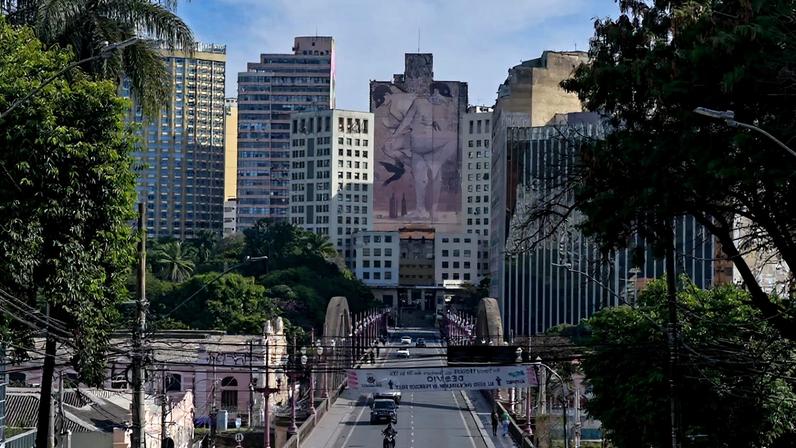 Vista do viaduto de Santa Tereza, Belo Horizonte