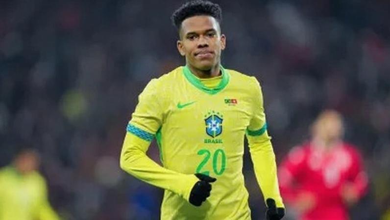 Estêvão marcou cinco gols pela Seleção nos últimos seis jogos