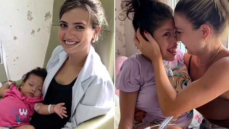 Fernanda conheceu Mavi quando fazia residência médica em pediatria — Foto: Arquivo pessoal