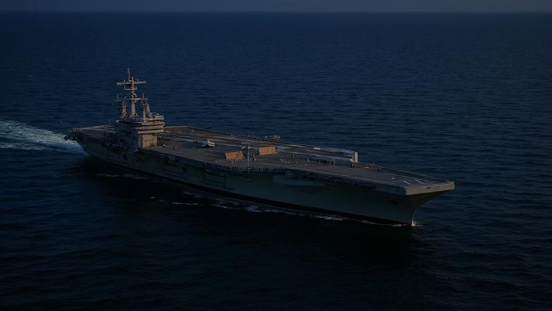 O porta-aviões USS George H.W. Bush. (Foto: MC1 Demetrius L. Patton/U.S. Navy/Wikimedia Commons)