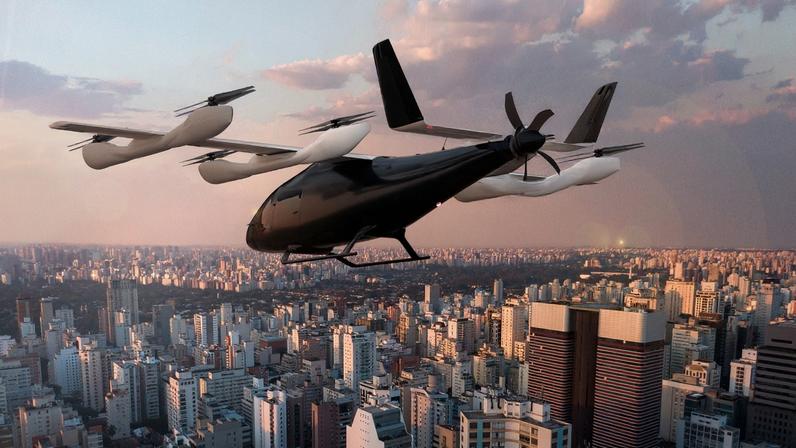 Eve, da Embraer, fecha acordo de R$ 1,3 bilhão para vender até 50 carros voadores — Foto: Eve/Divulgação