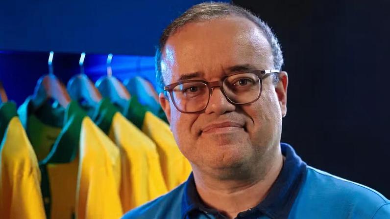 Everaldo Marques vai narrar os jogos da Seleção Brasileira na Copa do Mundo 2026 — Foto: João Cotta/Globo