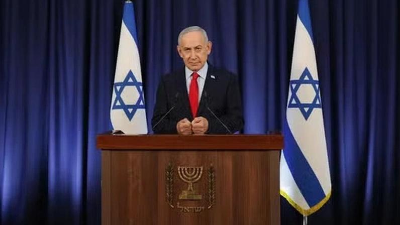 Benjamin Netanyahu, premiê de Israel — Foto: Ronen Zvulun/AP