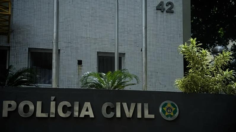 Fachada da Secretaria de Estado da Polícia Civil, no centro do Rio de Janeiro RJ