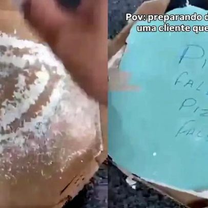 Pizzaria de MG viraliza ao enviar pizza de entulho em resposta a golpe do Pix