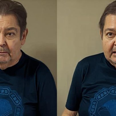 Faustão reaparece nas redes sem cadeira de rodas e surpreende internautas
