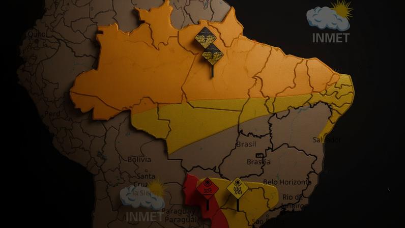 Feriado tem alertas de chuva e onda de calor em várias regiões do país