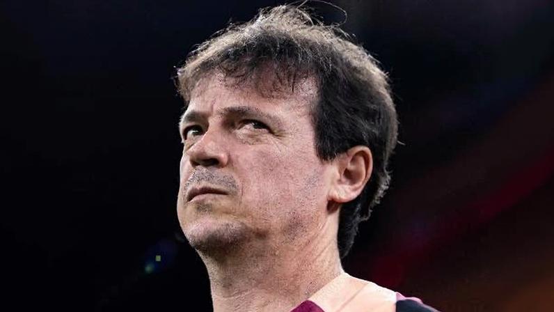 Fernando Diniz, técnico do Corinthians, durante partida contra o Peñarol, na Copa Libertadores