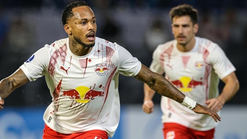 Bragantino vence Blooming com gol de Pitta no último lance