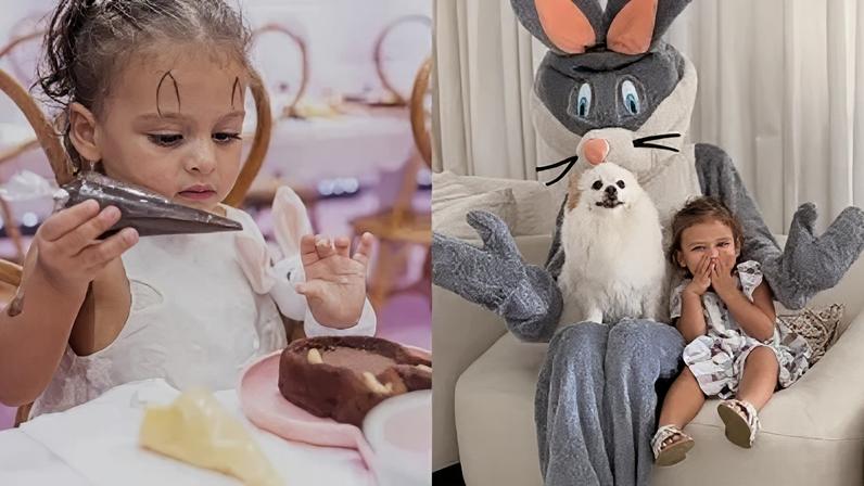 Amanda Kimberlly publica novas fotos da filha com Neymar