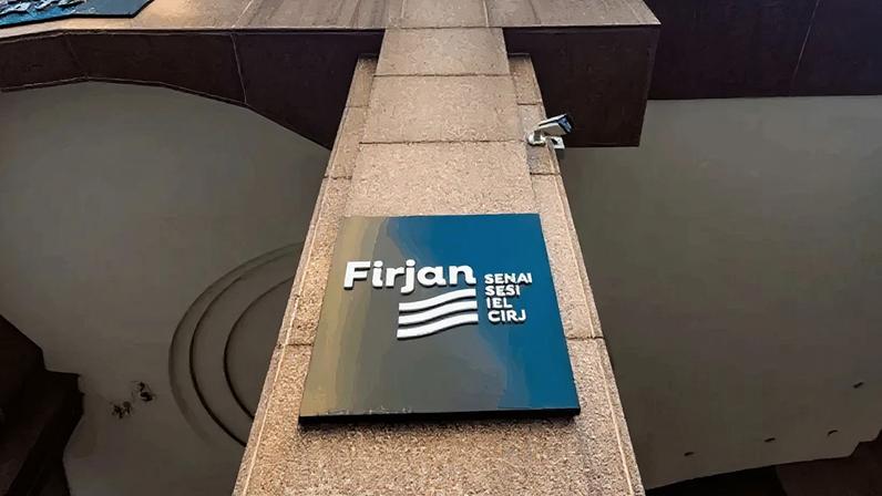 Na imagem, a fachada da Firjan; federação divulgou um manifesto contrário à redistribuição e defendeu atuação conjunta com empresários do setor