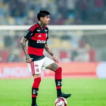 Flamengo pune Pulgar pela expulsão contra o Bragantino
