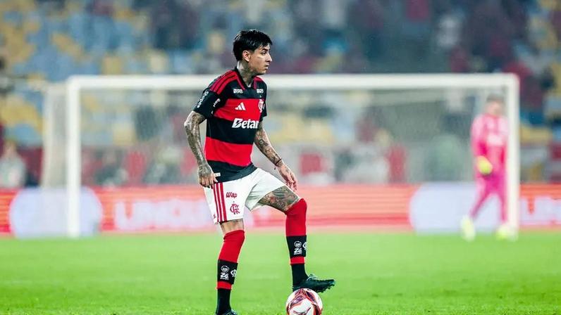 Pulgar durante Flamengo x Vasco (Foto: Adriano Fontes/Flamengo)