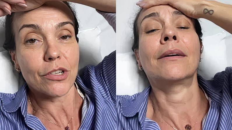 Flavia Monteiro compartilha que quebrou o pé em brincadeira com filha pequena