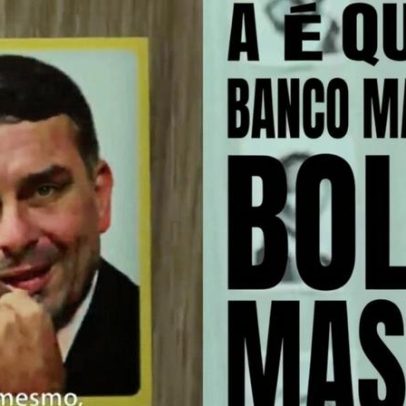 Petista divulga vídeo contra Flávio Bolsonaro citando Banco Master