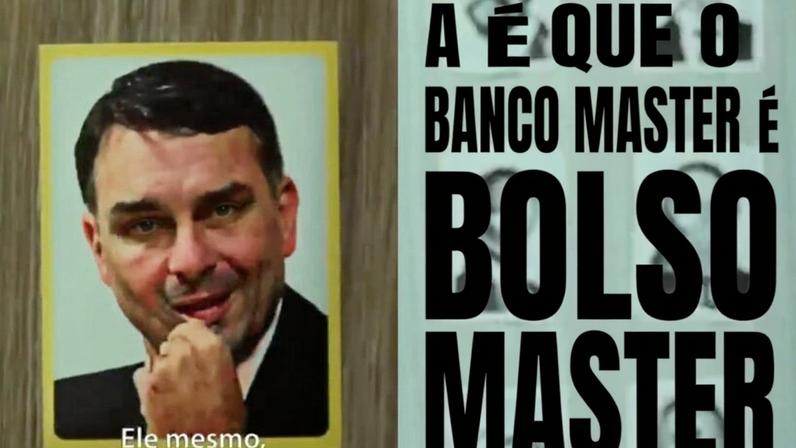 No post, o petista culpa políticos como Flávio Bolsonaro (PL) e Tarcísio de Freitas (Republicanos)