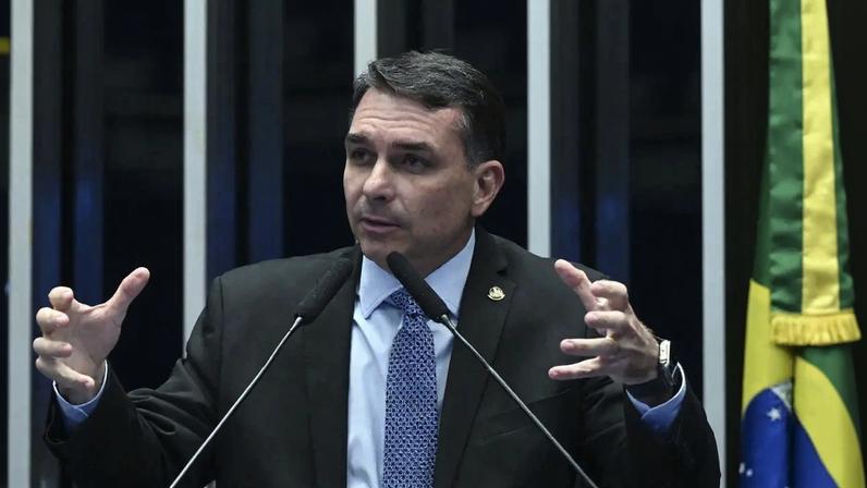 Flávio Bolsonaro foi eleito senador em 2018. (Foto: Carlos Moura/Agência Senado)