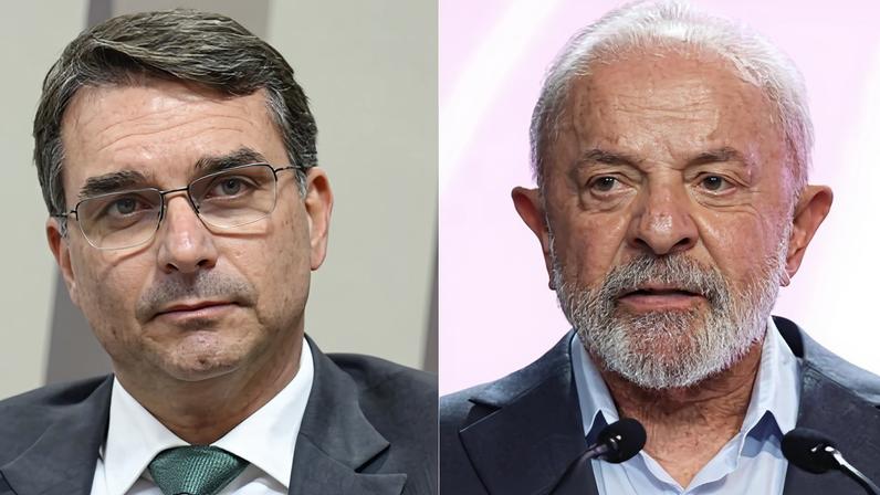 Em um eventual 2º turno, Flávio Bolsonaro tem 49% e Luiz Inácio Lula da Silva, 44% em São Paulo