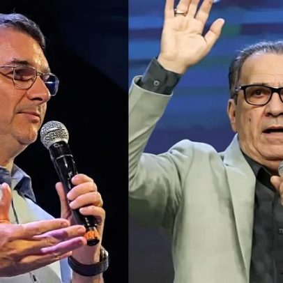 Flávio busca reaproximação com Malafaia em culto no Rio