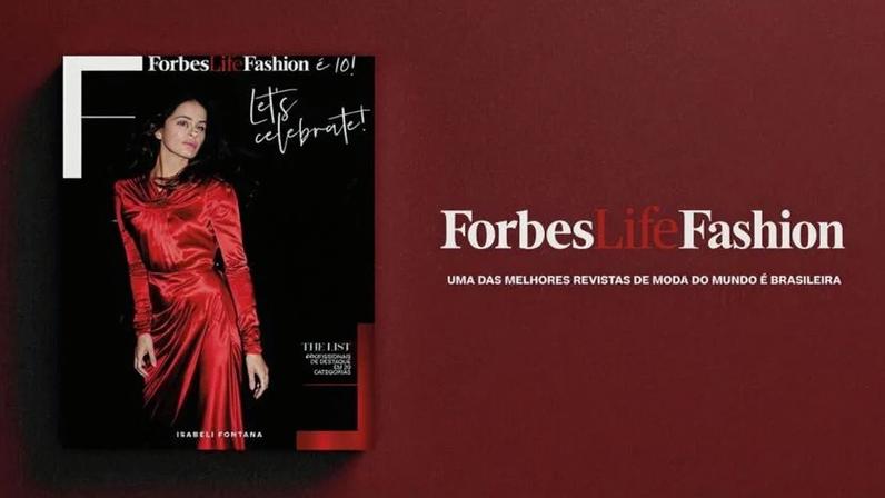 Isabeli Fontana é capa da 10ª edição da ForbesLife Fashion