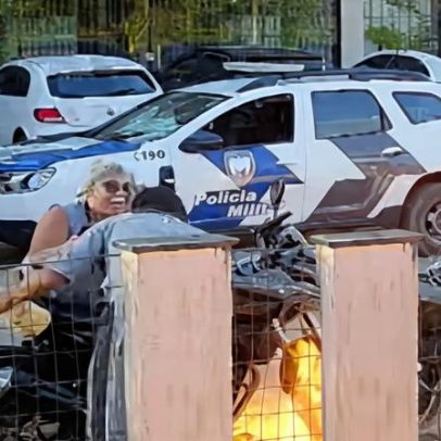 Homem ateia fogo na própria moto e deixa mãe ferida no ES